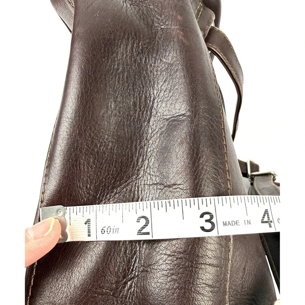 Piel Vintage Backpack Brown Leather Convertible Shoulder Bag Made‎ In Colombia